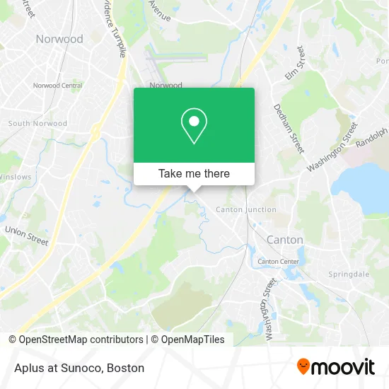 Aplus at Sunoco map