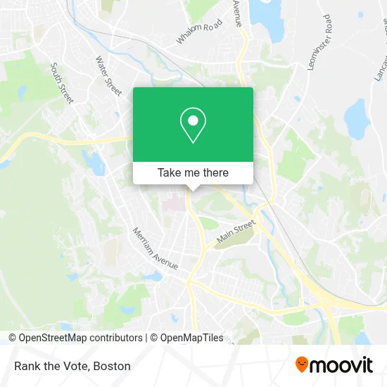Rank the Vote map