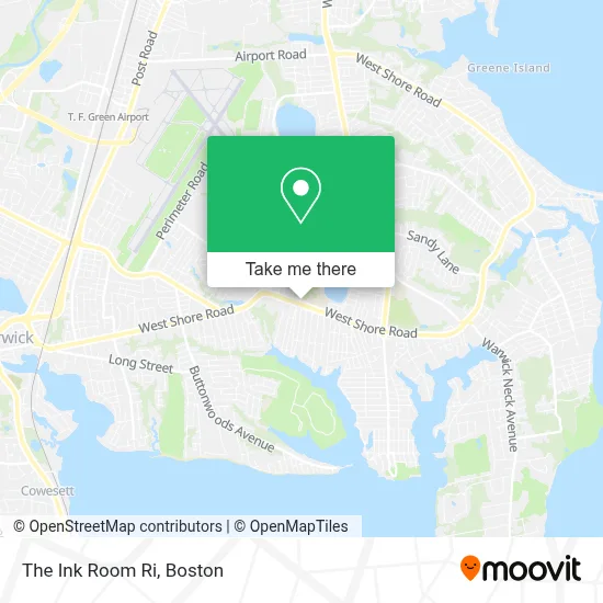 The Ink Room Ri map