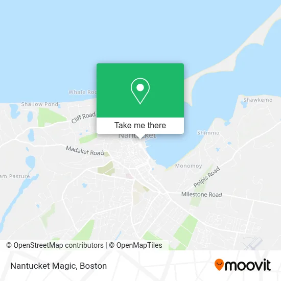 Nantucket Magic map