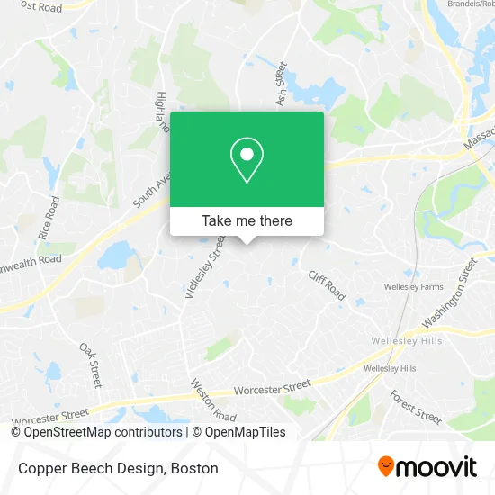 Copper Beech Design map