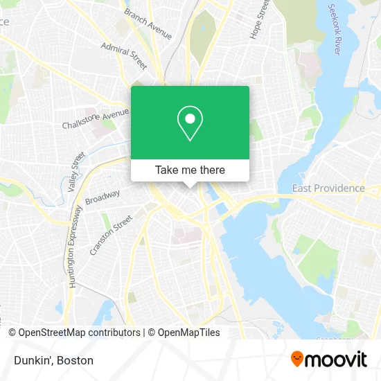 Dunkin' map