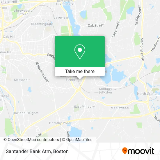 Santander Bank Atm map
