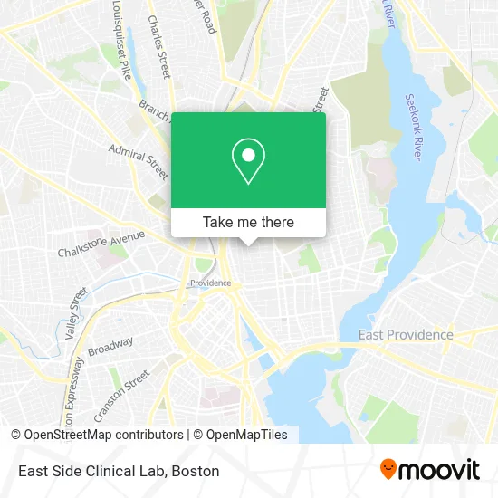 East Side Clinical Lab map