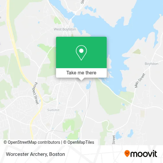 Worcester Archery map