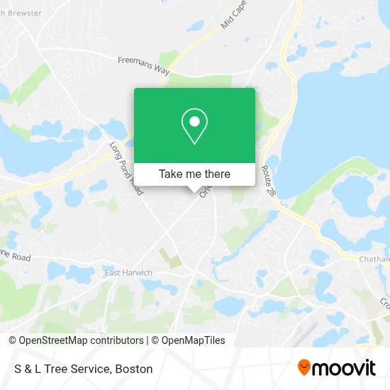 S & L Tree Service map