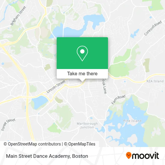 Main Street Dance Academy map