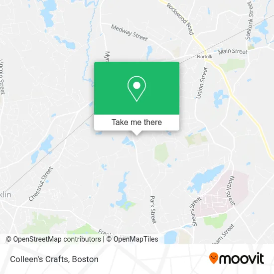 Colleen's Crafts map