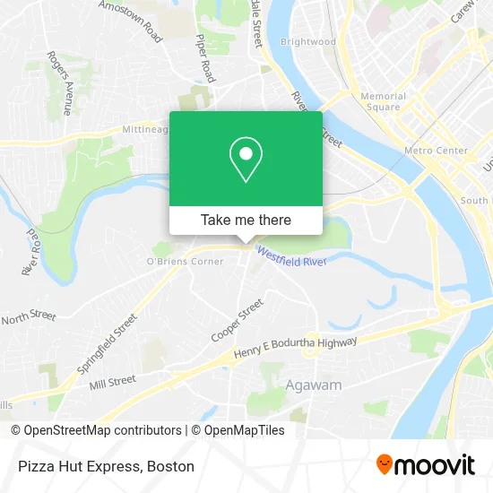 Pizza Hut Express map