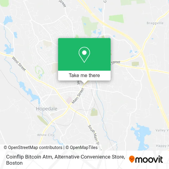 Coinflip Bitcoin Atm, Alternative Convenience Store map