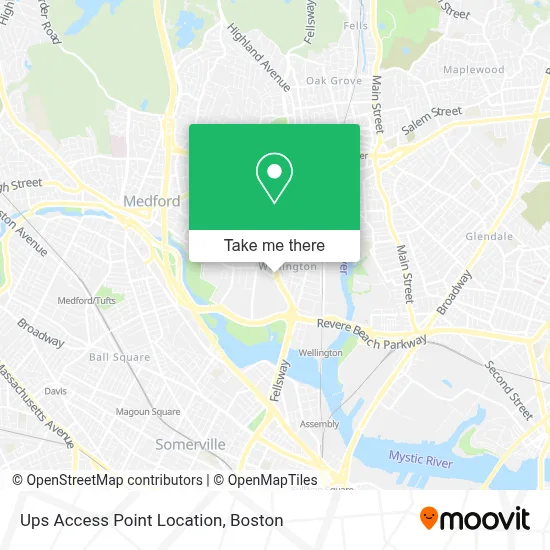 Ups Access Point Location map