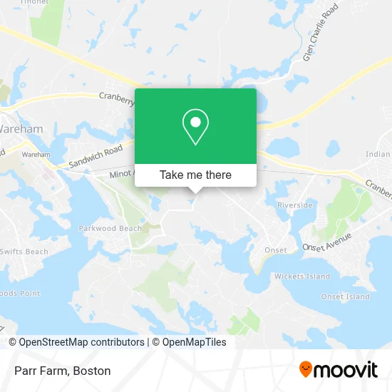 Parr Farm map