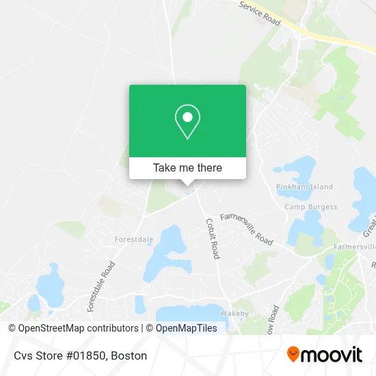 Cvs Store #01850 map