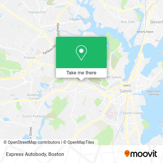 Express Autobody map