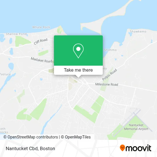Nantucket Cbd map