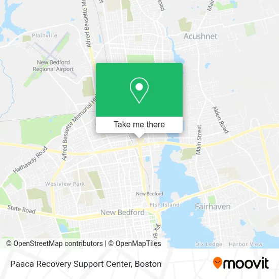 Paaca Recovery Support Center map