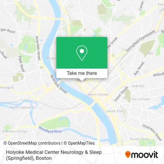 Holyoke Medical Center Neurology & Sleep (Springfield) map