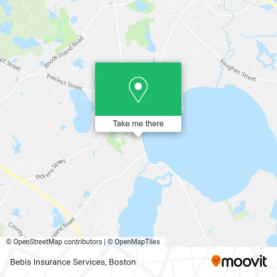 Bebis Insurance Services map