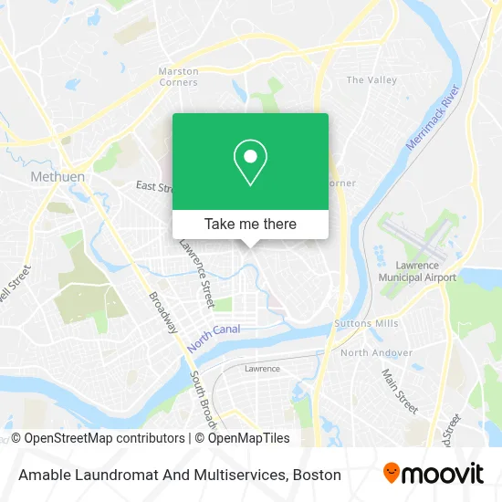 Amable Laundromat And Multiservices map