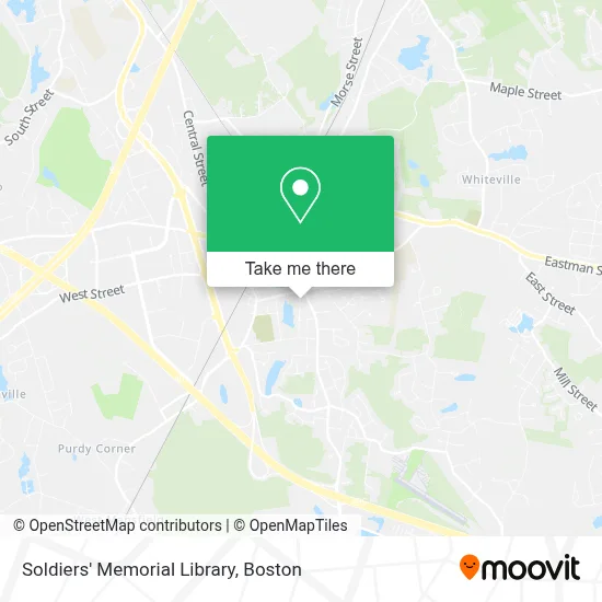Soldiers' Memorial Library map