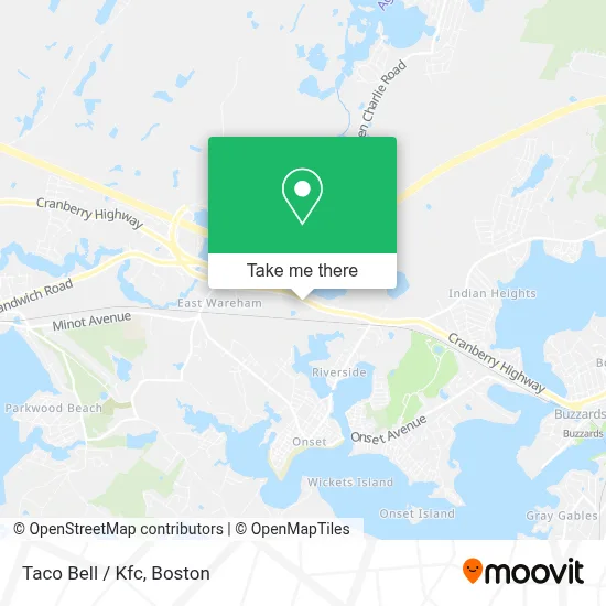 Taco Bell / Kfc map