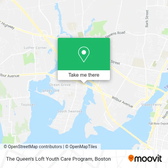 The Queen's Loft Youth Care Program map