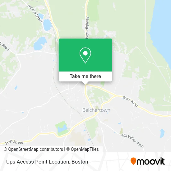 Ups Access Point Location map