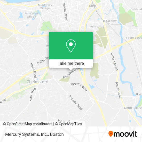 Mercury Systems, Inc. map