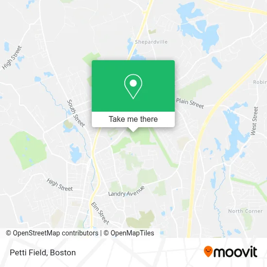 Petti Field map