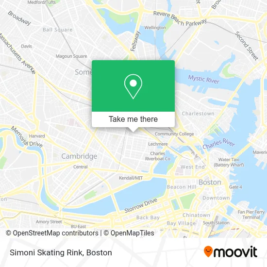 Simoni Skating Rink map