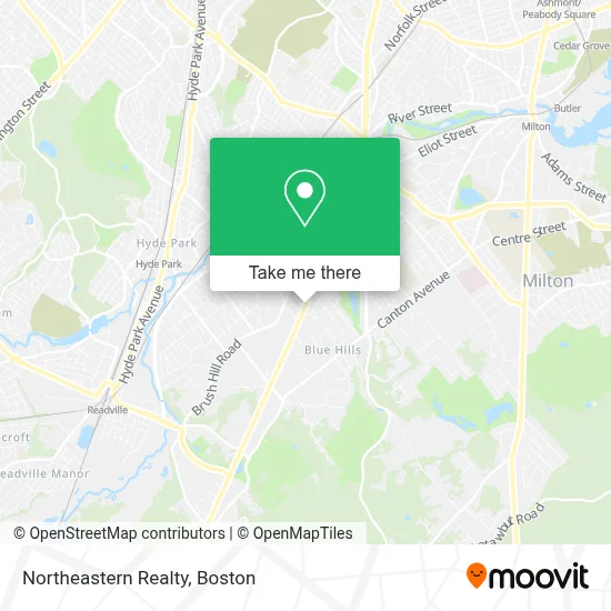 Northeastern Realty map