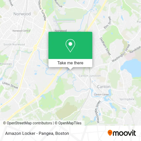 Amazon Locker - Pangea map