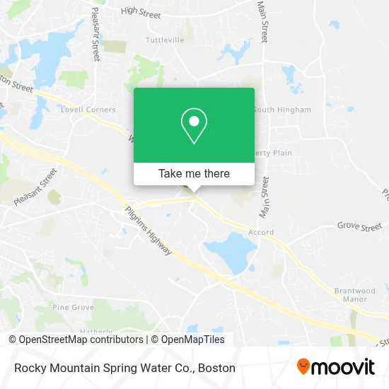 Rocky Mountain Spring Water Co. map