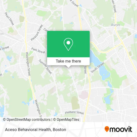 Aceso Behavioral Health map