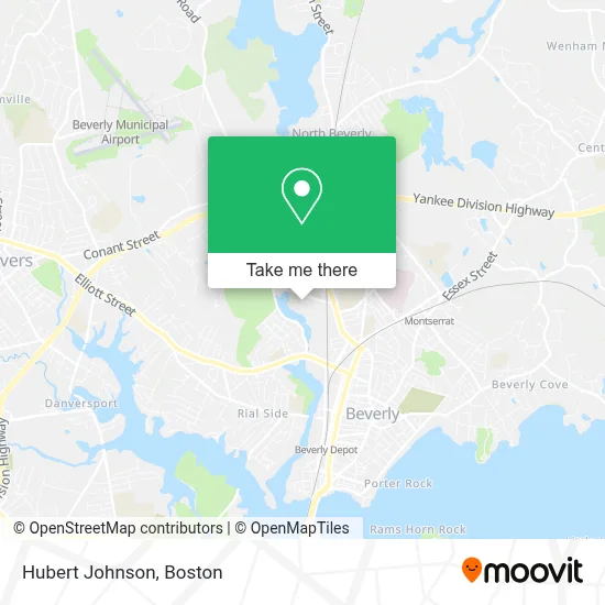 Hubert Johnson map