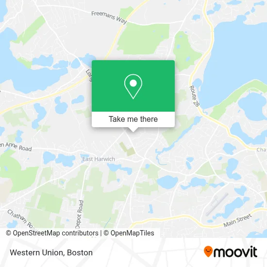 Western Union map