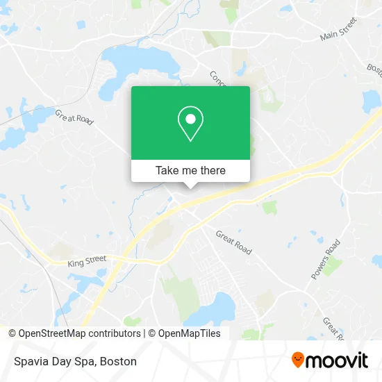 Spavia Day Spa map