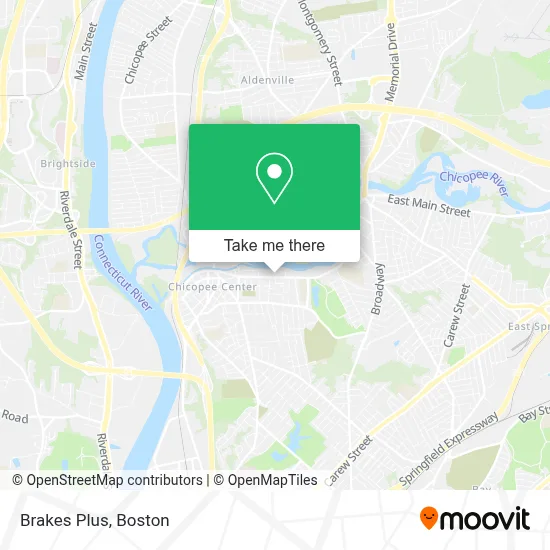 Brakes Plus map