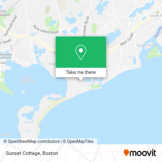 Sunset Cottage map
