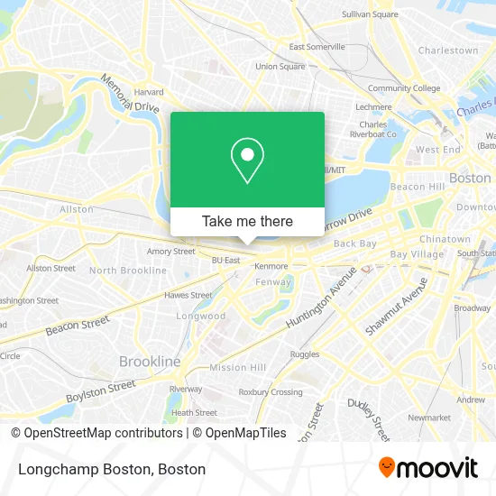 Longchamp Boston map