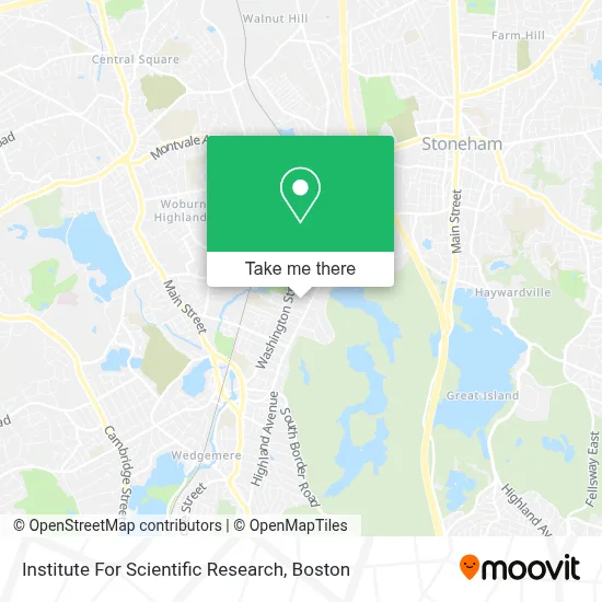 Institute For Scientific Research map