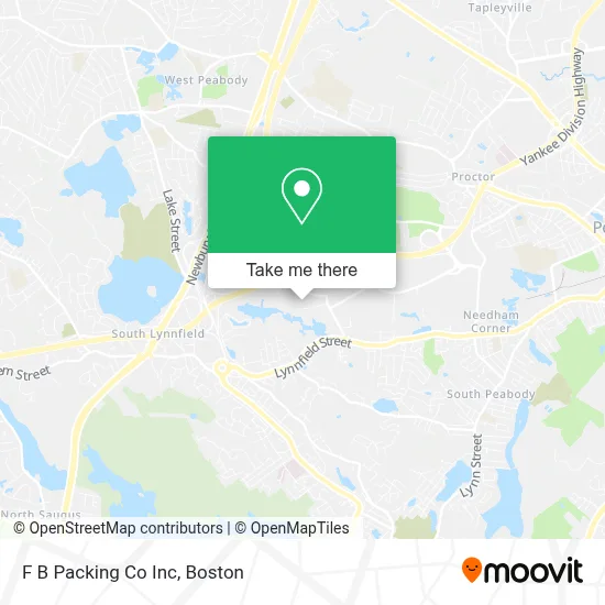 F B Packing Co Inc map