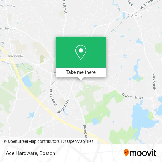 Ace Hardware map