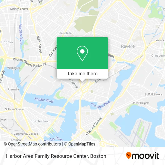 Harbor Area Family Resource Center map