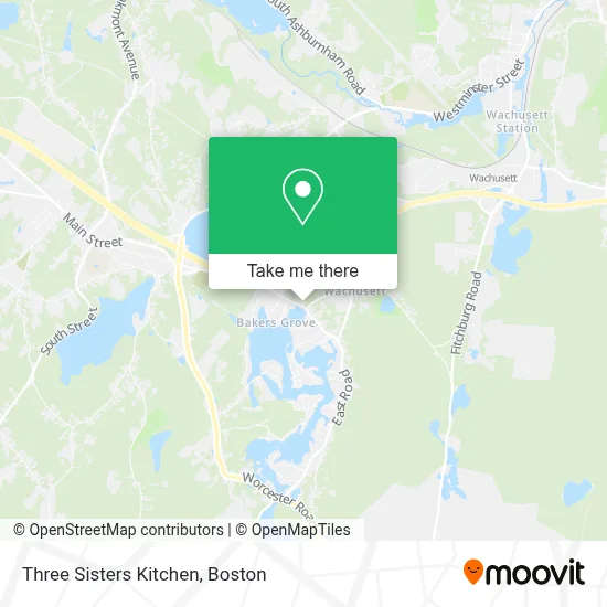 Three Sisters Kitchen map