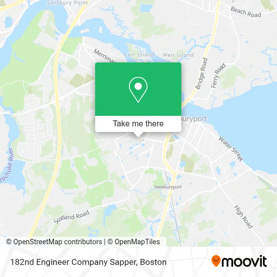 182nd Engineer Company Sapper map
