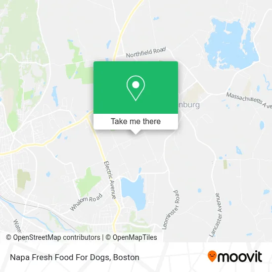 Napa Fresh Food For Dogs map
