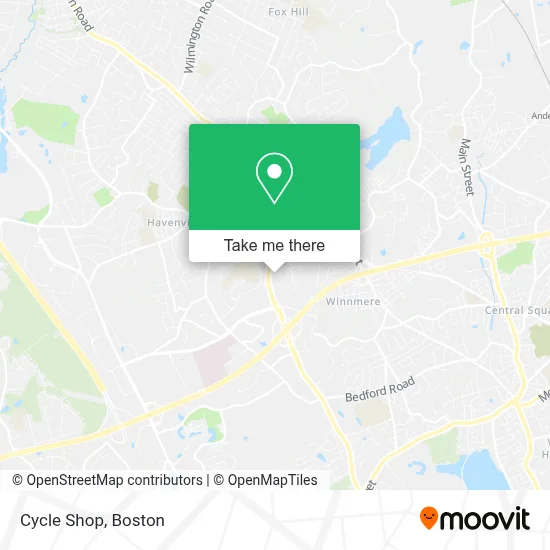 Cycle Shop map