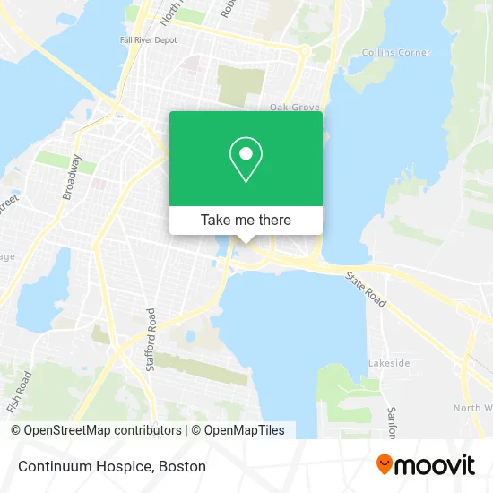 Continuum Hospice map