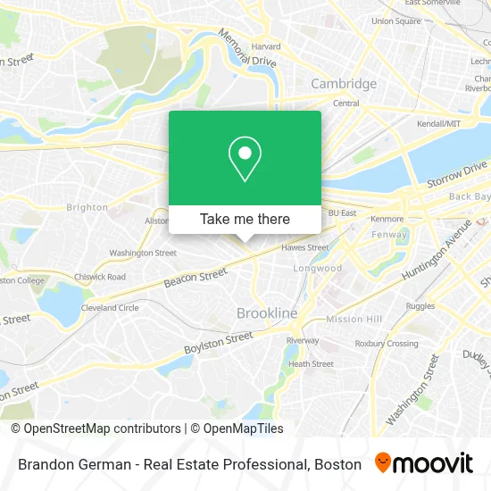 Brandon German - Real Estate Professional map